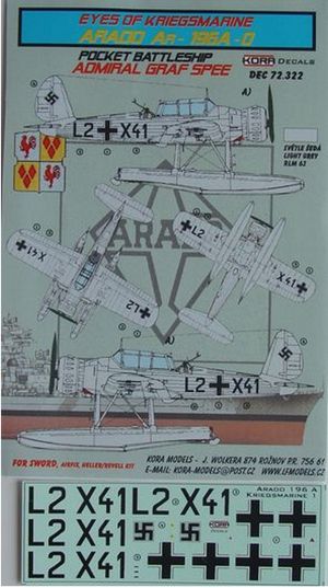 Kora KORD72322 1:72 Arado Ar-196A-0
