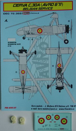 Kora KORD72355 1:72 Cierva C.30A / AVRO 671