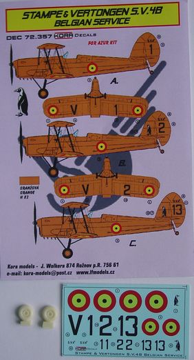 Kora KORD72357 1:72 Stampe & Vertongen S.V.4b