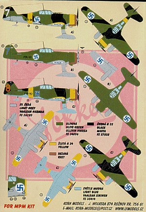 Kora KORD7257 1:72 Fokker Over Finland