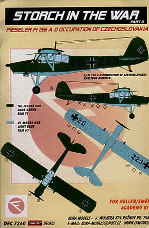 Kora KORD7260 1:72 Fieseler Fi-156C-3 'Storch'