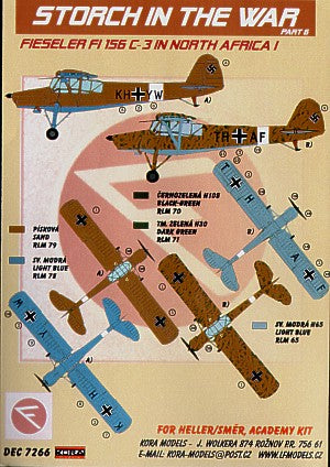Kora KORD7266 1:72 Fieseler Fi-156C-3 'Storch' Pt 1