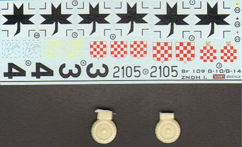 Kora KORD7298 1:72 Messerschmitt Bf-109G-10 Croatian Air Force Part 1