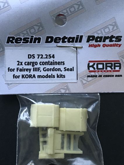 Kora KORDS72254 1:72 Cargo containers for Fairey IIIF
