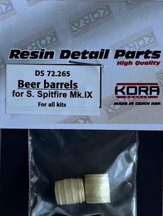 Kora KORDS72265 1:72 Beer barrels for Supermarine Spitfire Mk.IXc/Mk.IXe