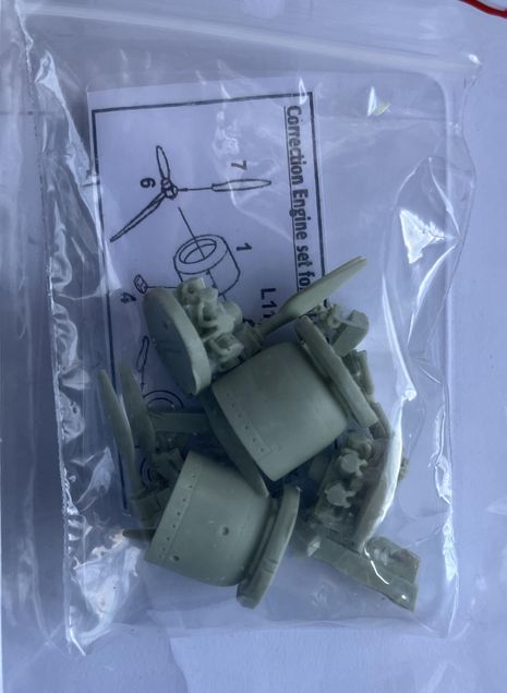 Kora KORDS72266 1:72 Fokker G.1a correction engine set