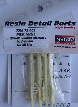 Kora KORDSM7203 1:72 MER racks for USAAF combat aircraft in Vietnam