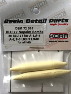 Kora KORDSM7224 1:72 BLU 27 Napalm Bombs 'Light Load'