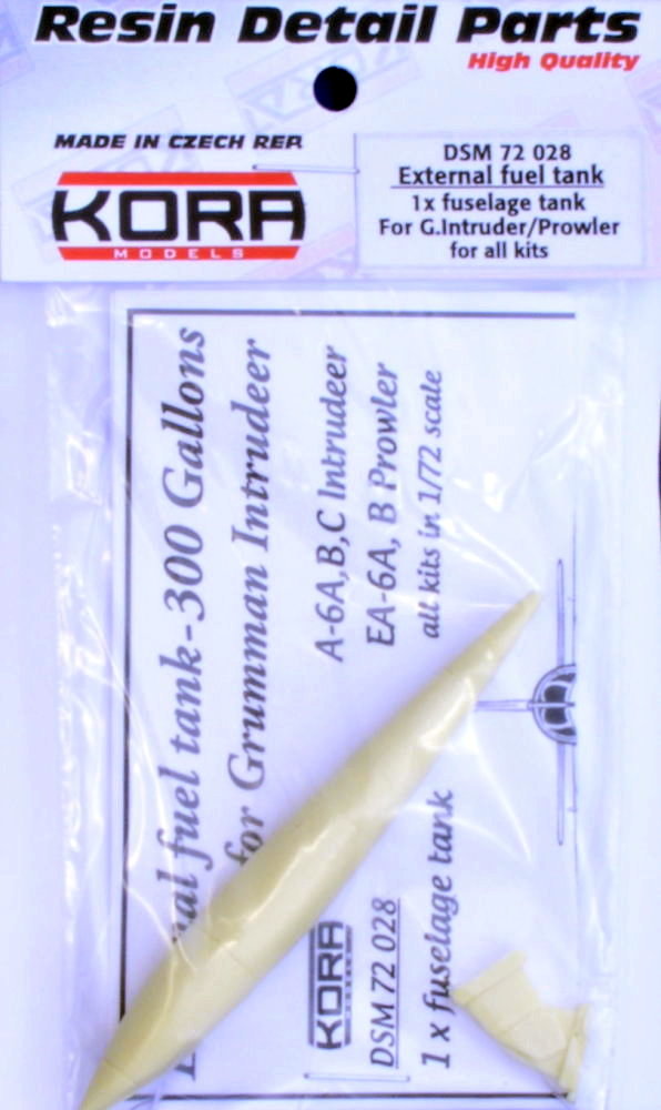 Kora KORDSM7228 1:72 Fuselage fuel tank for Grumman A-6A/A-6E Intruder/Prowler