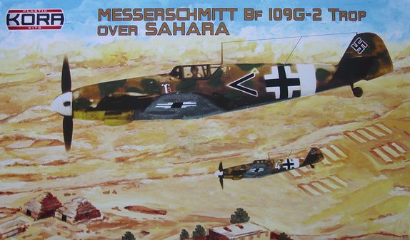 Kora KPK72013 1:72 Messerschmitt Bf-109G-2 over the Sahara desert