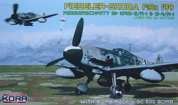 Kora KPK72018 1:72 Fieseler-Skoda FiSk 199 with SC500 & bomb rack