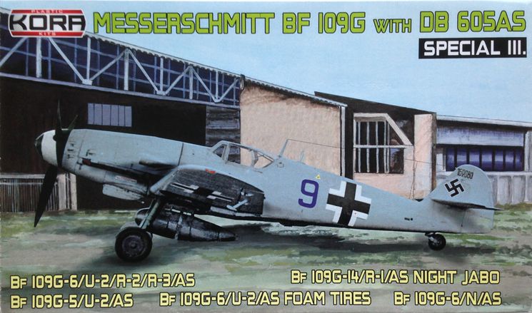 Kora KPK72024 1:72 Messerschmitt Bf-109G with DB 605AS