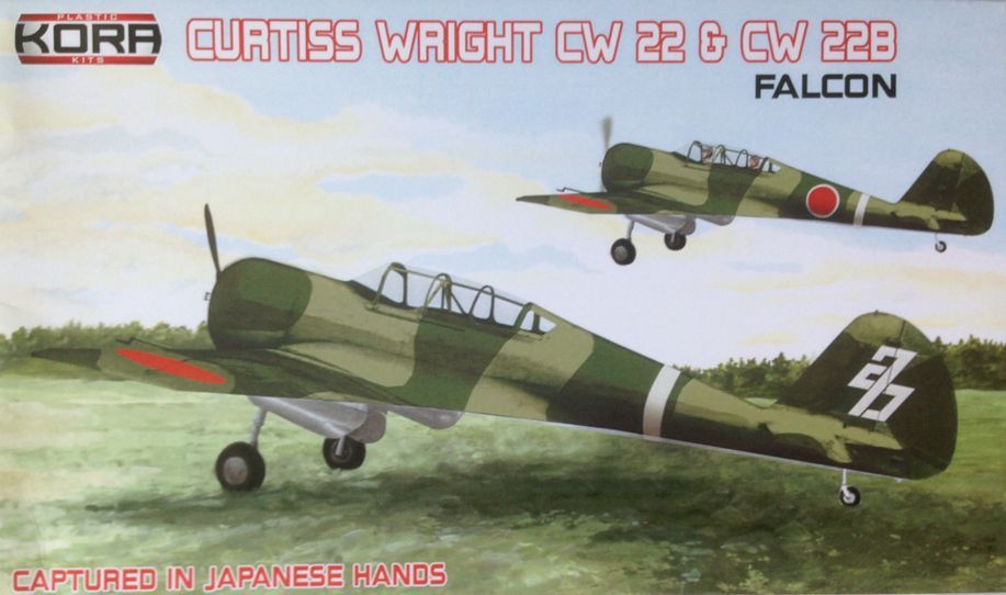 Kora KPK72044 1:72 Curtiss-Wright CW-22/CW-22B Falcon Captured in Japanese