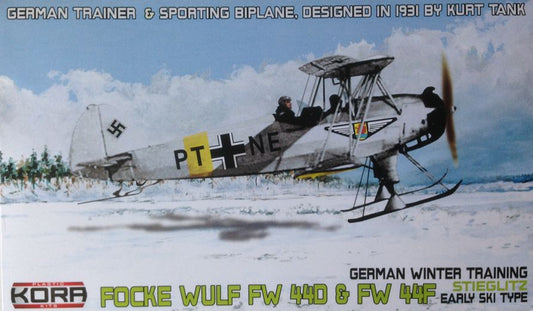 Kora KPK72047 1:72 Focke-Wulf Fw-44D/Fw-44F Germany Early Ski Type