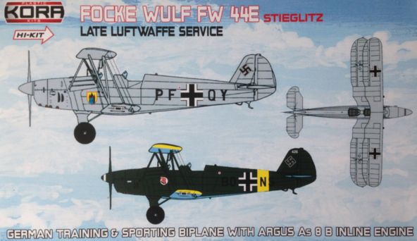 Kora KPK72074 1:72 Focke-Wulf Fw-44E Steiglitz Late Luftwaffe Service