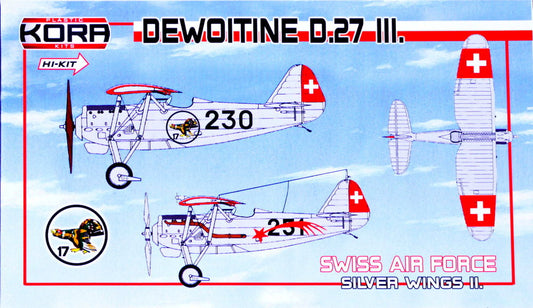 Kora KPK72080 1:72 Dewoitine D.27 III