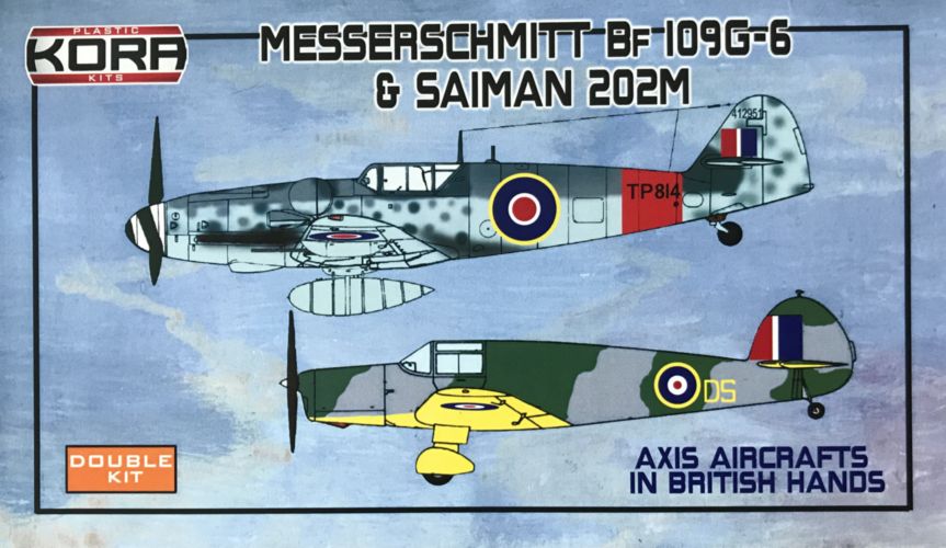 Kora KPK72095 1:72 Messerschmitt BF-109G-6 and Saiman 202M in British Hands