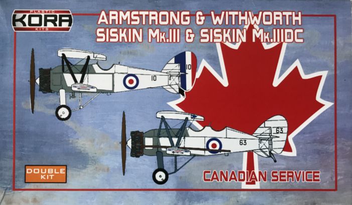 Kora KPK72116 1:72 A & W Siskin Mk.III/Mk.IIIDC Canada