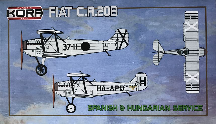 Kora KPK72118 1:72 Fiat Cr.20B Spanish & Hungarian service