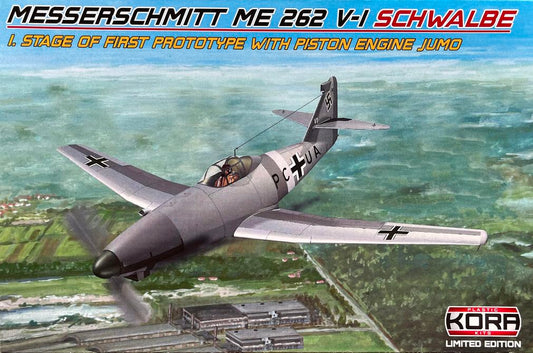 Kora KPK72168 Me-262V-1 Schwalbe 1st Stage Kit with PE 1:72