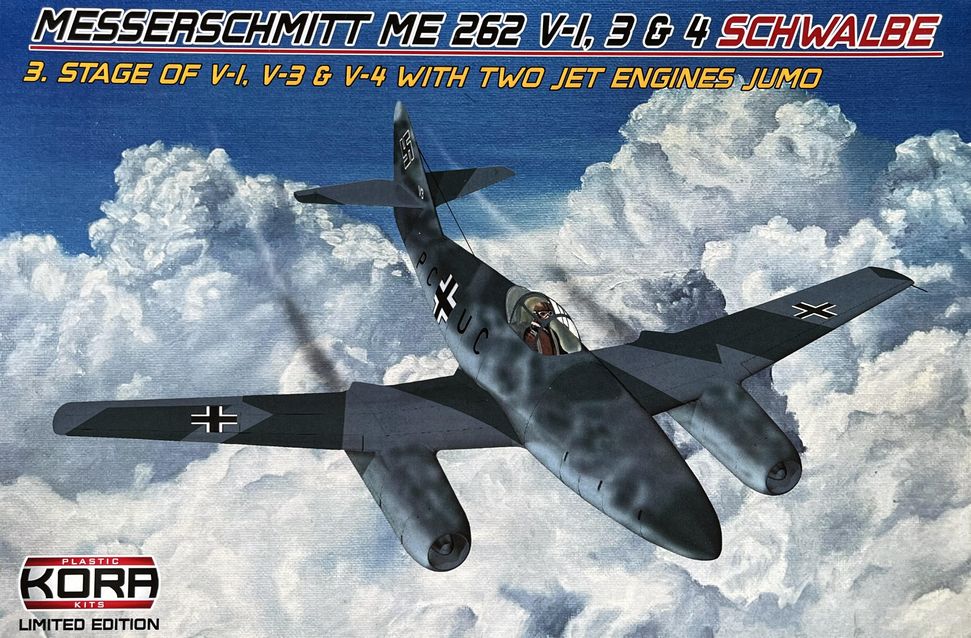 Kora KPK72171 Me-262V-1/V-3/V-4 Schwalbe 3rd Stage Kit with PE 1:72