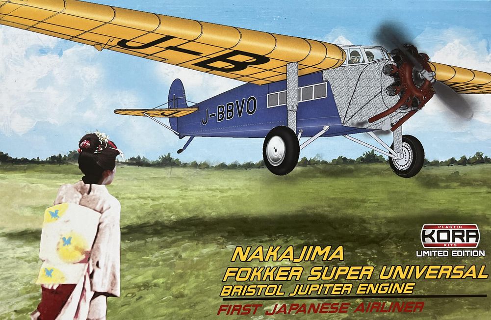 Kora KPK72181 1:72 Nakajima -Fokker Super Universal First Japanese Airliner