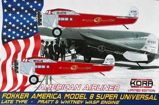 Kora KPK72191 1:72 Fokker America Model 8 Super Universal Western Air Express