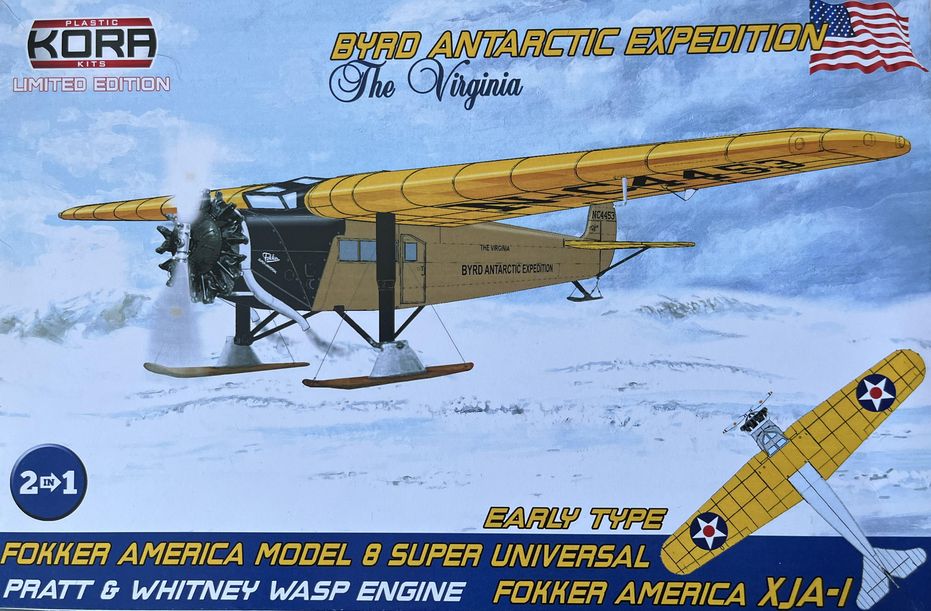 Kora KPK72193 1:72 Fokker America Model 8 Super