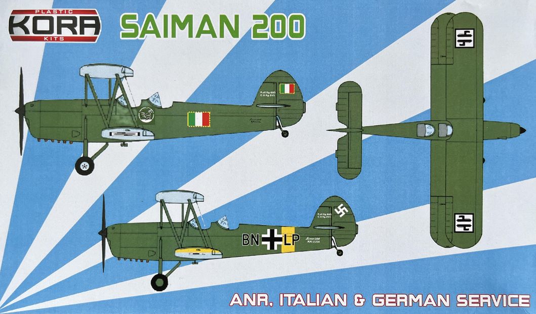 Kora KPK72195 1:72 Saiman 200 ANR, Italian & German service