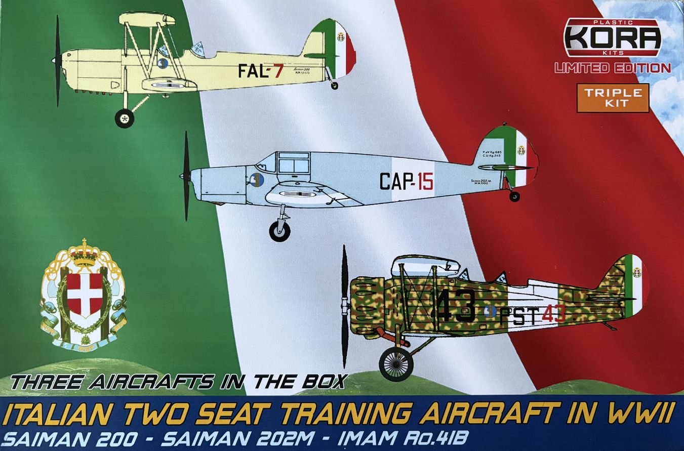 Kora KPK72201 1:72 Italian two seat training aircraft ofWWII
