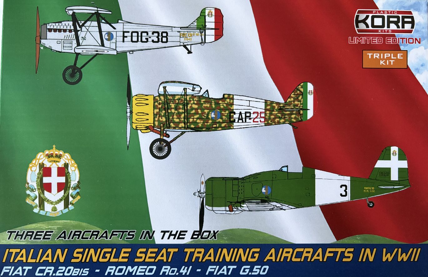 Kora KPK72202 1:72 Italian single-seat training aircraft of WWII