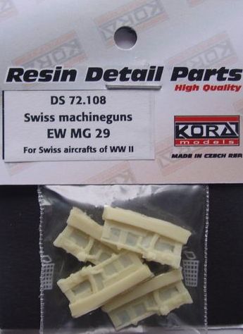 Kora KORS72108 1:72 Swiss machine guns EW MG 29
