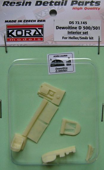 Kora KORS72145 1:72 Dewoitine D.500/D.501 Interior set