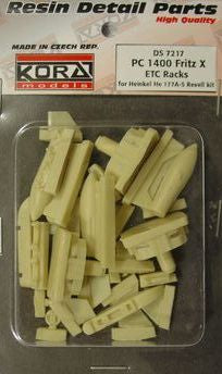 Kora KORS7217 1:72 PC 140 Fritz X ETC racks for He 177A-5