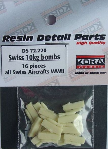 Kora KORS72220 1:72 Swiss 10kg bombs