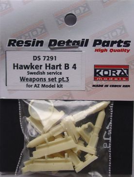 Kora KORS7291 1:72 Hawker Hart B4 Swedish