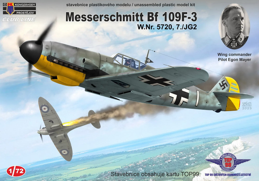 Kovozavody Prostejov KP-CL7208 1:72 Messerschmitt Bf-109F-3 '7./JG 2 E