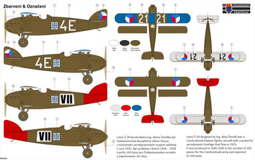 Kovozavody Prostejov KP-CL7210 1:72 Letov S-20 re-box, new decals