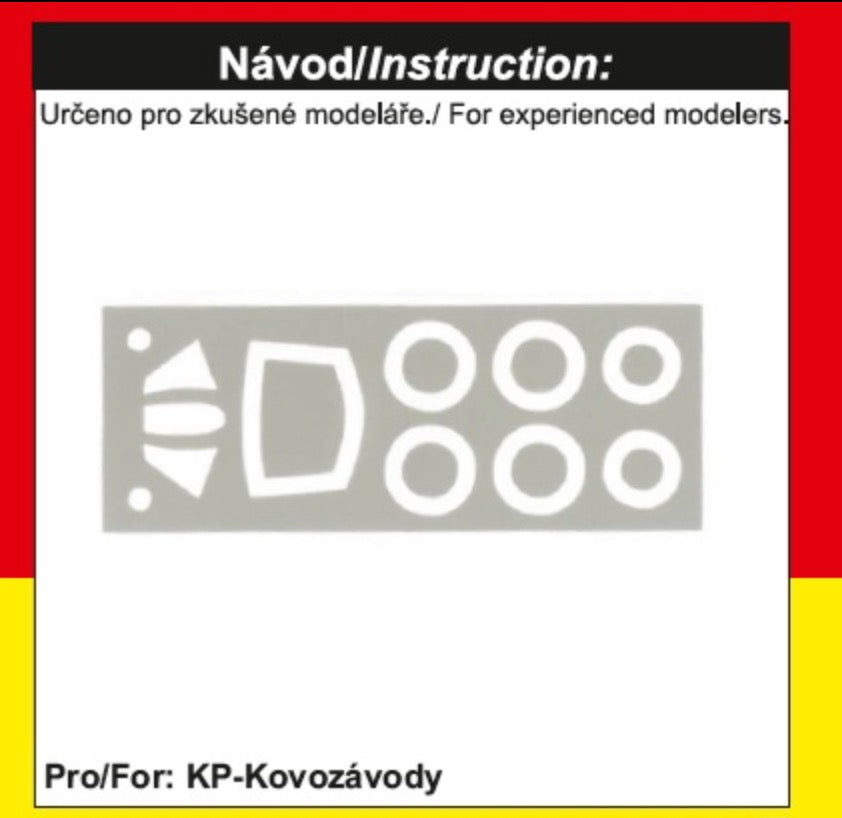 Kovozavody Prostejov KPEX7253 1:72 Shengdu F-7 wheels & canopy frame paint mask