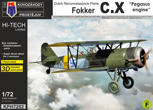 Kovozavody Prostejov KPH7202 1:72 Fokker C.X 'Pegasus engine'