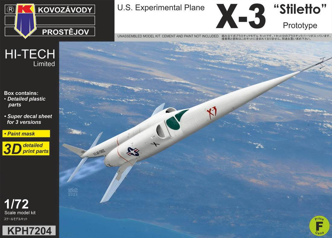 KP KPH7204 Douglas X-3 Stiletto Hi-Tech Edition 1:72