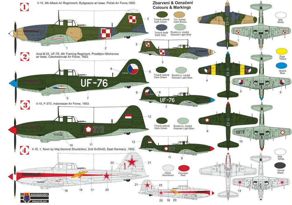 KP KPH7206 Ilyushin Il-10/B-33 Beast Hi-Tech Edition 1:72