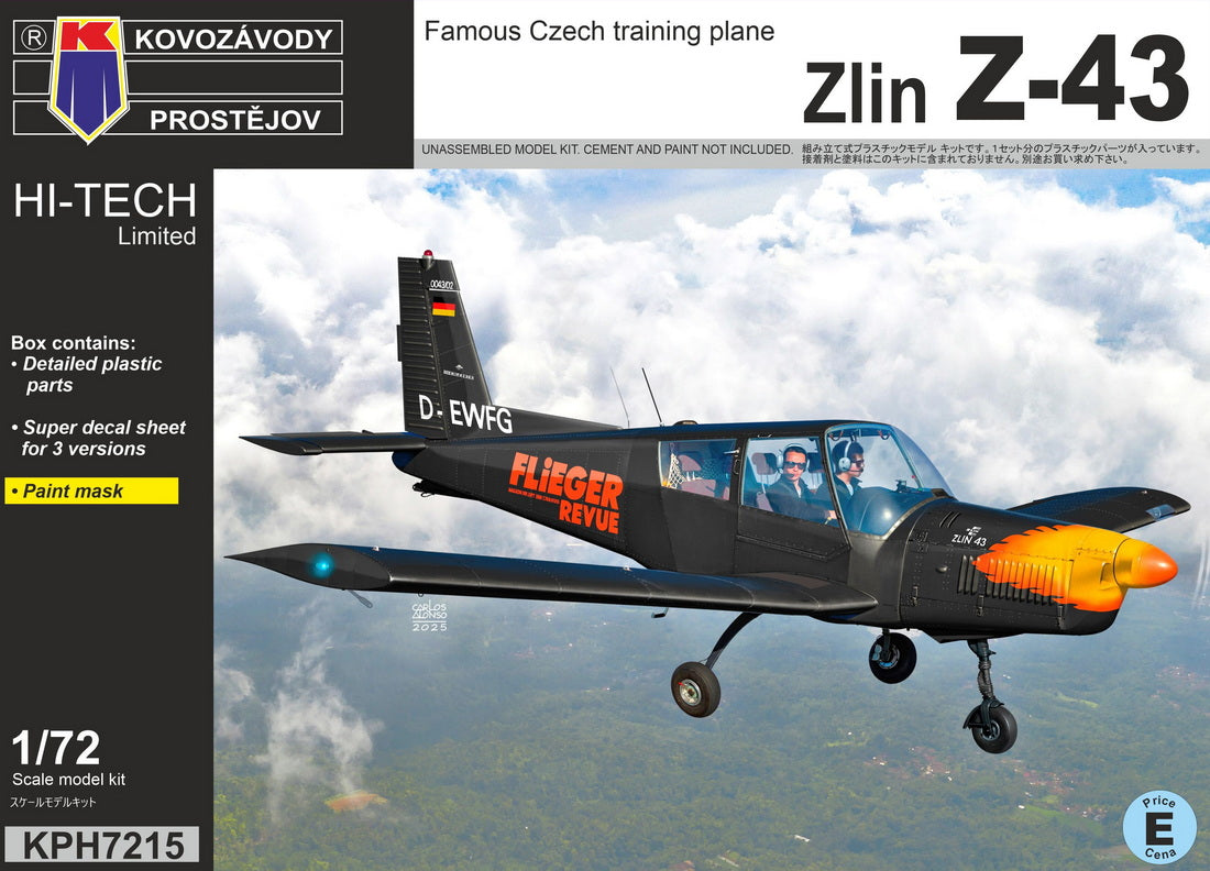 Kovozavody Prostejov KPH7215 1:72 Zlin Z-43