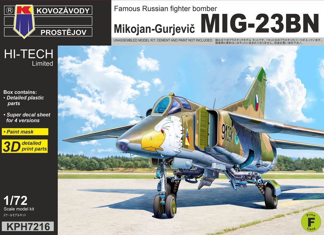 Kovozavody Prostejov KPH7216 1:72 Mikoyan MiG-23BN Hi-tech edition