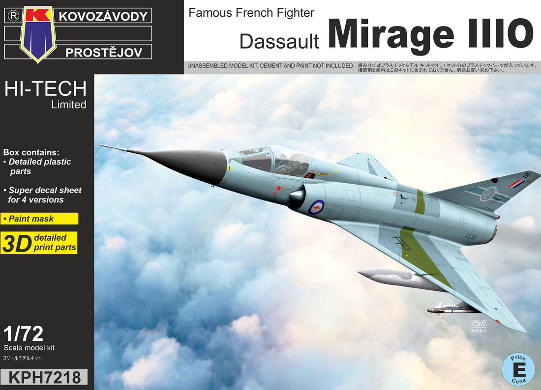 Kovozavody Prostejov KPH7218 1:72 Dassault_Mirage IIIO ex-RV Models