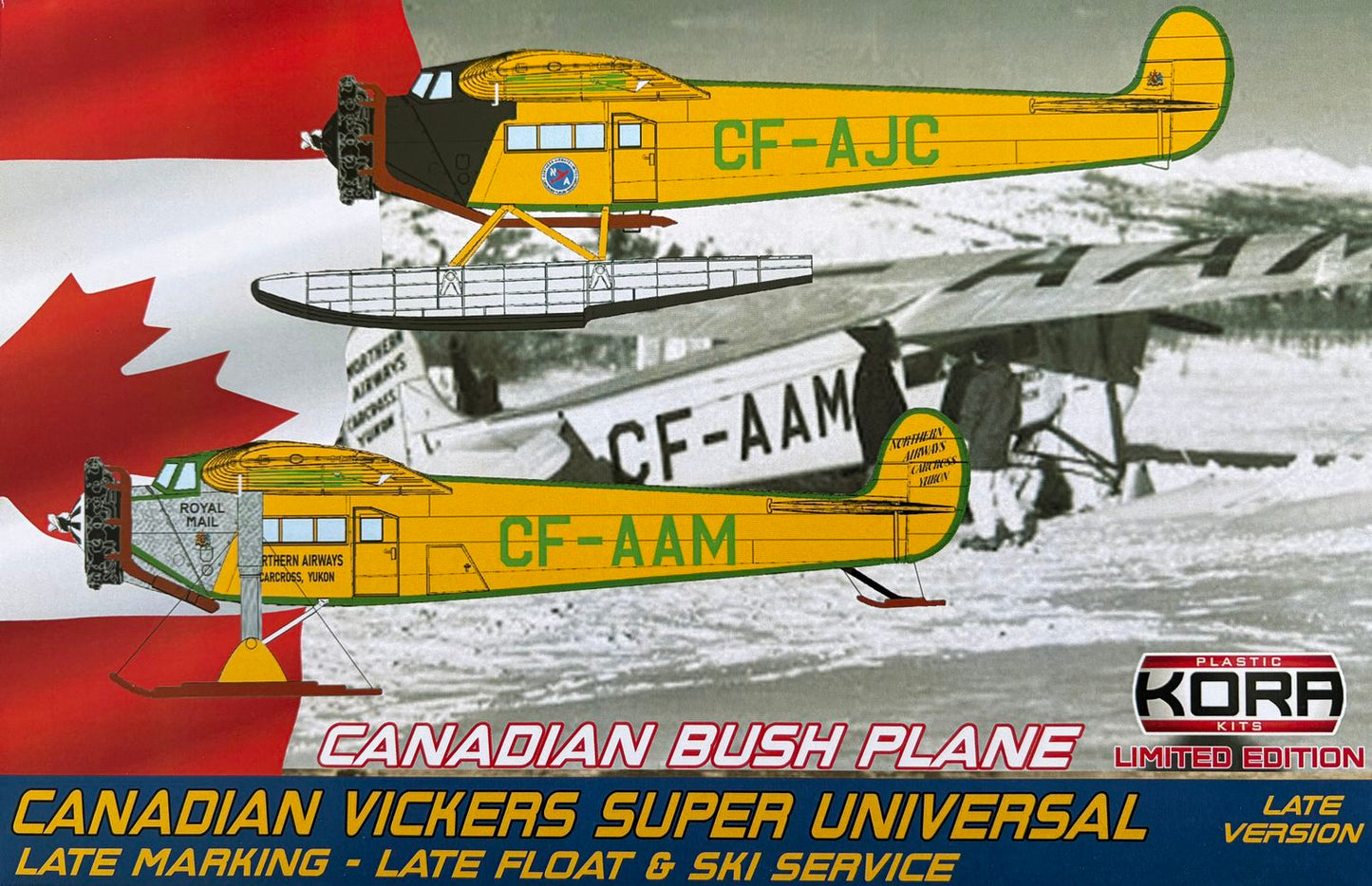 Kora KPK72207 1:72 Canadian Vickers Super Universal CF-AJC