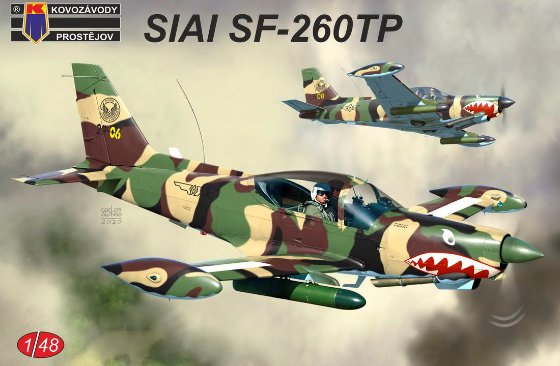 Kovozavody Prostejov KPM4814 1:48 SIAI SF-260TP "Light Attacker"