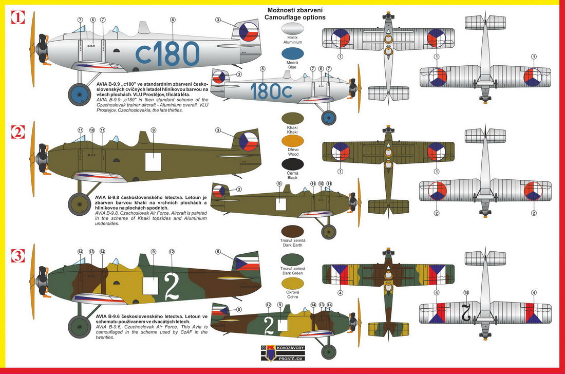 KP KPM4818 Avia BH-9 Boska with New Fuselage Parts 1:48