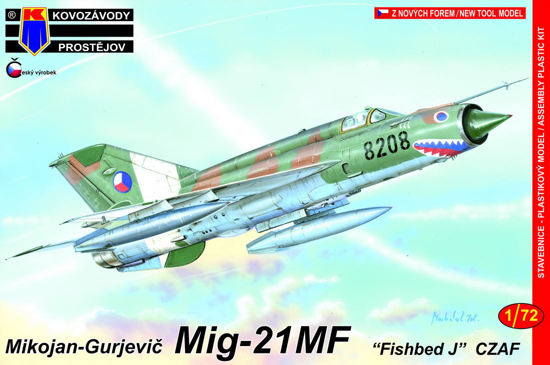 Kovozavody Prostejov KPM72084 1:72 Mikoyan MiG-21MF "Czechoslovak AF"