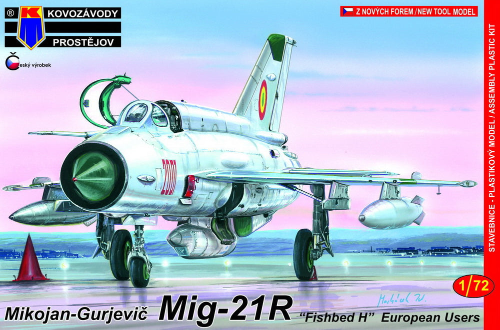 Kovozavody Prostejov KPM72086 1:72 Mikoyan MiG-21R "European Users"